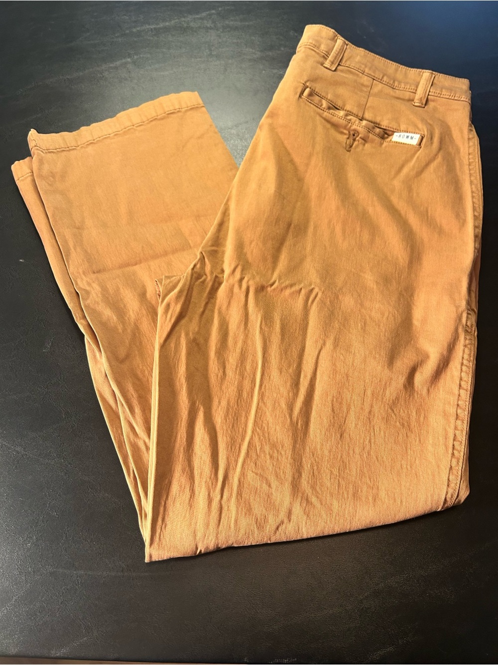 ROWM Men's Tan Stretch Chino Pants Size 34x30